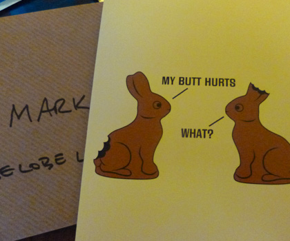 Sorry, this could also be a Easter card... 